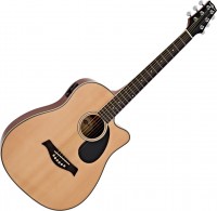Photos - Acoustic Guitar Gear4music 3/4 Size Electro-Acoustic Travel Guitar 
