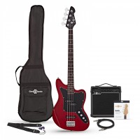 Guitar Gear4music Seattle Bass Guitar 15W Amp Pack 