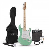Guitar Gear4music LA Select Electric Guitar SSS Amp Pack 