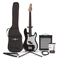 Guitar Gear4music LA Short Scale Bass Guitar 35W Amp Pack 