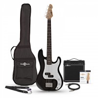 Guitar Gear4music LA Short Scale Bass Guitar 15W Amp Pack 