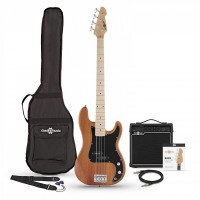 Guitar Gear4music LA Select Bass Guitar 15W Amp Pack 
