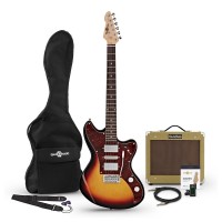 Guitar Gear4music Seattle Electric Guitar SubZero V35RG Amp Pack 
