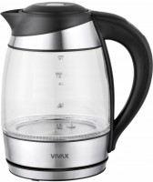 Photos - Electric Kettle Vivax WH-180TC 2200 W 1.8 L  silver