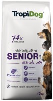 Photos - Dog Food Tropidog Senior All Breeds Turkey 12 kg 