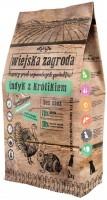 Photos - Dog Food Wiejska Zagroda Adult Turkey/Rabbit 