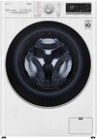 Photos - Washing Machine LG AI DD F4V709WTSA white