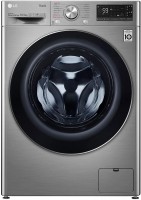 Photos - Washing Machine LG AI DD F4V710STSA silver