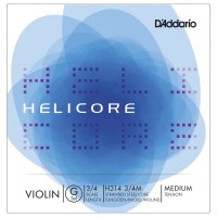 Strings DAddario Helicore Single G Violin 3/4 Medium 