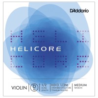 Strings DAddario Helicore Single D Violin 1/2 Medium 