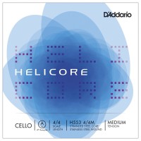 Strings DAddario Helicore Single A Fourths-Tuning Cello 4/4 Medium 