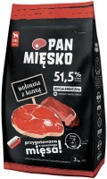 Photos - Dog Food PAN MIESKO Adult Medium Dog Beef with Goat 