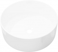 Bathroom Sink VidaXL Basin Round Ceramic 142342 400 mm