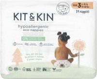 Photos - Nappies Kit&Kin Diapers 3 / 34 pcs 