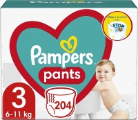 Photos - Nappies Pampers Pants 3 / 204 pcs 