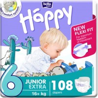 Nappies Bella Baby Happy Junior Extra 6 / 108 pcs 