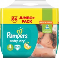 Nappies Pampers Active Baby-Dry 4 / 86 pcs 