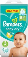 Nappies Pampers Active Baby-Dry 3 / 136 pcs 
