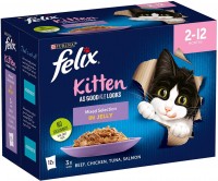 Cat Food Felix Kitten Mixed Selection In Jelly 12 pcs 