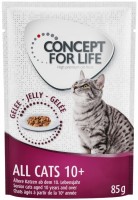 Photos - Cat Food Concept for Life All Cats 10+ Jelly Pouch 12 pcs 