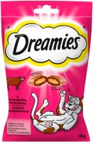 Cat Food Dreamies Treats with Tasty Beef  60 g