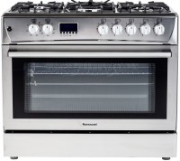 Photos - Cooker Ravanson KWGE-K90 CHEFF MODERN stainless steel