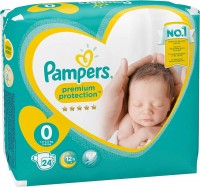 Photos - Nappies Pampers Premium Protection 0 / 24 pcs 