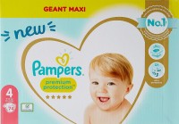 Photos - Nappies Pampers Premium Protection 4 / 74 pcs 