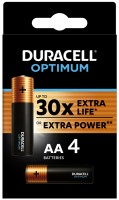 Battery Duracell Optimum  4xAA