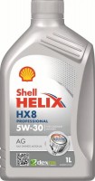 Engine Oil Shell Helix HX8 Professional AG 5W-30 1 L