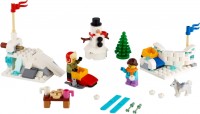 Construction Toy Lego Winter Snowball Fight 40424 