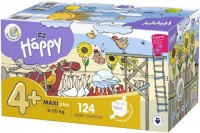 Photos - Nappies Bella Baby Happy Maxi Plus 4 Plus / 124 pcs 