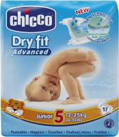 Nappies Chicco Dry Fit 5 / 17 pcs 