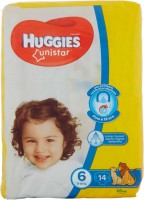 Photos - Nappies Huggies Unistar 6 / 14 pcs 