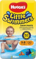 Photos - Nappies Huggies Little Swimmers 5-6 / 22 pcs 