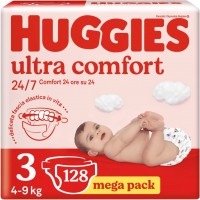 Photos - Nappies Huggies Ultra Comfort 3 / 128 pcs 