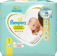 Nappies Pampers Premium Protection 1 / 24 pcs 