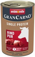 Photos - Dog Food Animonda GranCarno Single Protein Beef 400 g 1