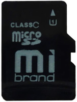 Photos - Memory Card Mibrand microSDHC Class 6 + Adapter 4 GB