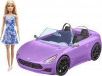 Photos - Doll Barbie Doll and Vehicle Blonde HBY29 