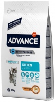 Cat Food Advance Kitten Chicken/Rice  10 kg