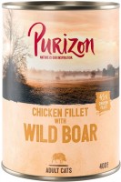 Cat Food Purizon Adult Canned Chicken Fillet with Wild Boar  400 g 6 pcs