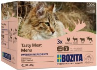 Cat Food Bozita Tasty Meat Menu in Jelly 12 pcs 