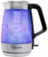 Electric Kettle Morphy Richards Vetro Illuminating 108010 3000 W 1.5 L  stainless steel