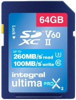 Photos - Memory Card Integral UltimaPro X2 SDXC UHS-II U3 V60 64 GB