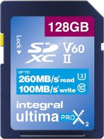 Memory Card Integral UltimaPro X2 SDXC UHS-II U3 V60 128 GB