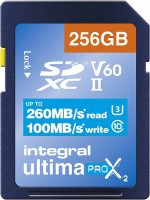 Memory Card Integral UltimaPro X2 SDXC UHS-II U3 V60 256 GB