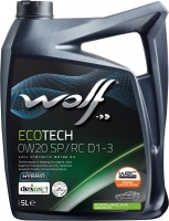 Photos - Engine Oil WOLF Ecotech 0W-20 SP/RC D1-3 5 L