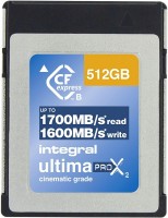 Memory Card Integral UltimaPro X2 CFexpress Cinematic Type B 2.0 Card 512 GB