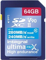 Photos - Memory Card Integral UltimaPro X2 SD Class 10 UHS-II V90 64 GB